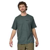 T-Shirt - Nouveau Green - Uomo - Ms P-6 Logo Responsibili-Tee  Patagonia