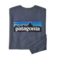 T-Shirt - Plume grey - Uomo - Ms L/S P-6 Logo Responsibili-Tee  Patagonia