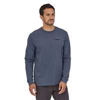 T-Shirt - Plume grey - Uomo - Ms L/S P-6 Logo Responsibili-Tee  Patagonia