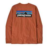 T-Shirt - Redtail Rust - Uomo - Ms L/S P-6 Logo Responsibili-Tee  Patagonia