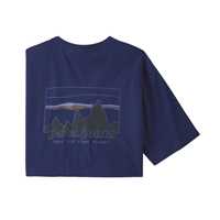 T-Shirt - Sound blu - Uomo - T-Shirt uomo Ms 73 Skyline Organic T-Shirt  Patagonia
