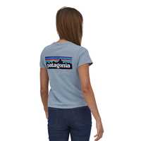 T-Shirt - Steam blue - Donna - Ws P-6 Logo Responsibili-Tee  Patagonia