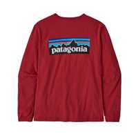 T-Shirt - Sumac red - Donna - Ws L/S P-6 Logo Responsibili-Tee  Patagonia