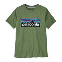 T-Shirt - Terrain Green - Bambino - Ks P-6 Logo T-Shirt  Patagonia