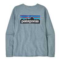 T-Shirt - Thermal Blue - Donna - Ws L/S P-6 Logo Responsibili-Tee  Patagonia