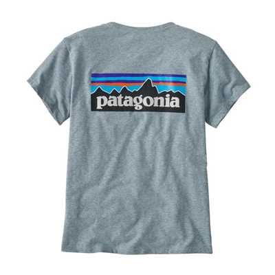 T-Shirt - Thermal Blue - Donna - Ws P-6 Logo Responsibili-Tee  Patagonia