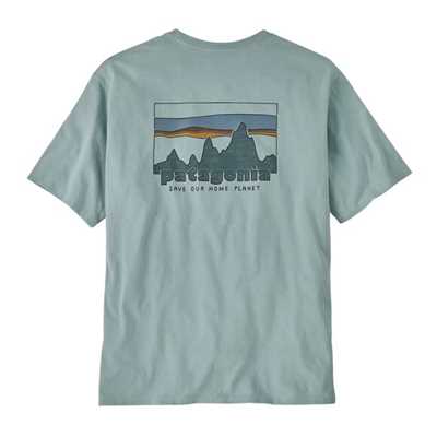 T-Shirt - Thermal Blue - Uomo - Ms 73 Skyline Organic T-Shirt  Patagonia