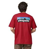 T-Shirt - Touring Red - Uomo - Ms P-6 Logo Responsibili-Tee  Patagonia