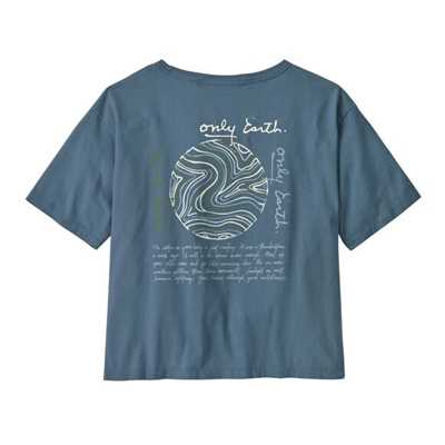 T-Shirt - Utility Blue - Donna - Ws CTA Easy Cut Organic T-Shirt  Patagonia