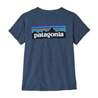 T-Shirt - Utility Blue - Donna - Ws P-6 Logo Responsibili-Tee  Patagonia