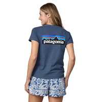 T-Shirt - Utility Blue - Donna - Ws P-6 Logo Responsibili-Tee  Patagonia