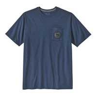 T-Shirt - Utility Blue - Uomo - Ms Commontrail Pocket Responsibili-Tee  Patagonia