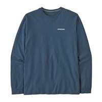 T-Shirt - Utility Blue - Uomo - Ms L/S P-6 Logo Responsibili-Tee  Patagonia