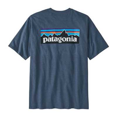 T-Shirt - Utility Blue - Uomo - Ms P-6 Logo Responsibili-Tee  Patagonia