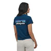 T-Shirt - Wavy blue - Donna - Ws P-6 Logo Responsibili-Tee  Patagonia