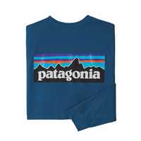 T-Shirt - Wavy blue - Uomo - Ms L/S P-6 Logo Responsibili-Tee  Patagonia