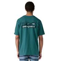 T-Shirt - Wetland Blue - Uomo - Ms Boardshort Logo Pocket Responsibili-Tee  Patagonia