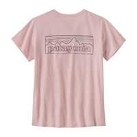 T-Shirt - Whisker Pink - Donna - Ws P-6 Logo Responsibili-Tee  Patagonia