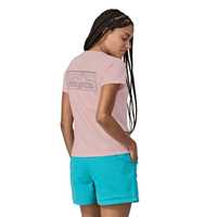 T-Shirt - Whisker Pink - Donna - Ws P-6 Logo Responsibili-Tee  Patagonia