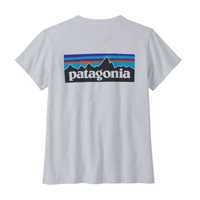 T-Shirt - White - Donna - Ws P-6 Logo Responsibili-Tee  Patagonia