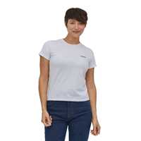 T-Shirt - White - Donna - Ws P-6 Logo Responsibili-Tee  Patagonia