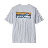 T-Shirt - White - Uomo - Ms Boardshort Logo Pocket Responsibili-Tee  Patagonia