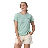 T-Shirt - Wispy Green - Donna - Ws P-6 Logo Responsibili-Tee  Patagonia